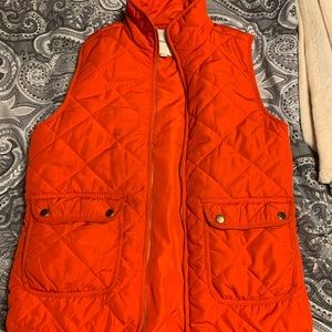 Bright orange vest